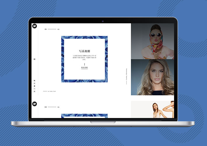 響應(yīng)式相冊(cè)寫(xiě)真攝影Eyoucms網(wǎng)站模板帶手機(jī)端