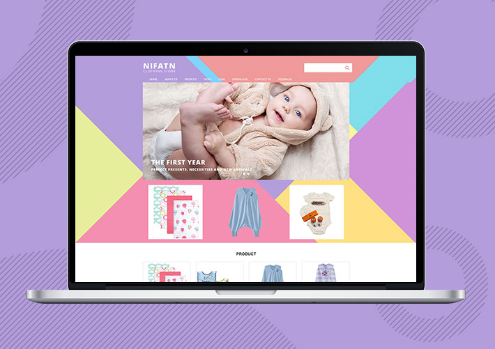 童裝外貿(mào)響應式英文Eyoucms網(wǎng)站模板帶手機端