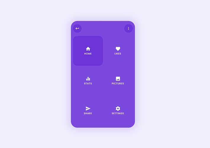 移動(dòng)端菜單導(dǎo)航css3動(dòng)畫(huà)h5菜單欄開(kāi)發(fā)代碼素材