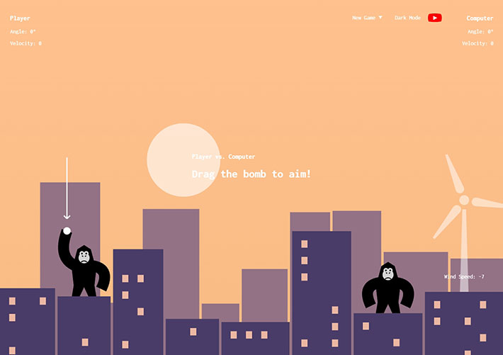 卡通有趣城市類游戲制作猩猩益智動(dòng)畫素材源碼