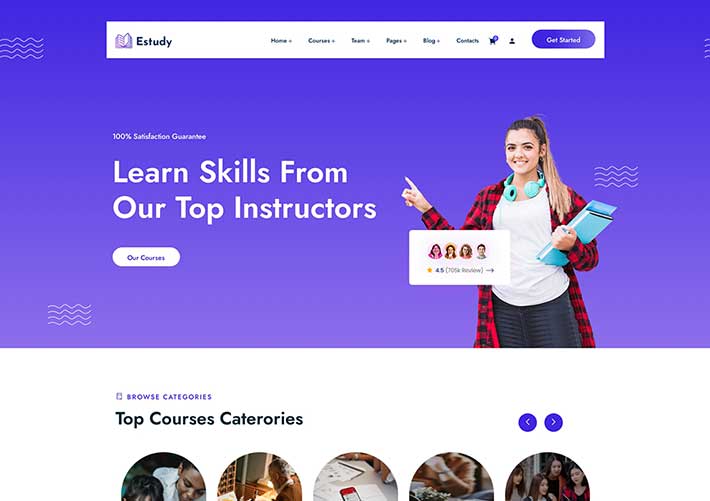 響應(yīng)式在線教育學(xué)習(xí)培訓(xùn)機(jī)構(gòu)網(wǎng)站網(wǎng)頁(yè)HTML模版