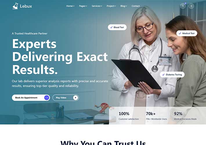 響應(yīng)式實(shí)驗(yàn)室和科學(xué)研究企業(yè)網(wǎng)站網(wǎng)頁(yè)HTML5模板